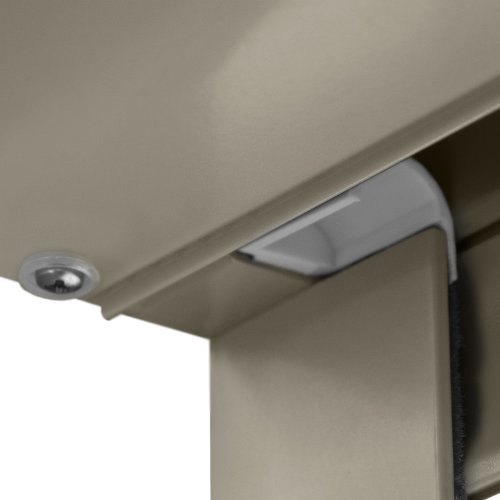 Vorbaurollladen Typ Loop, 39mm Aluminium-Lamelle 145x140cm mit Gurtwickler, Bedienseite: Links, (weiß (ähnlich RAL 9010)) als Maßanfertigung - 5