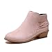Produktbild Stiefel Damen Mode Ankle Boots Stiefel Solid Gestrickte Flock Schuhe Kurze Stiefeletten Bootie Freizeitschuhe Langschaftfstiefel Winterstiefel Pump Stiefel ABsoar