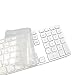 Produktbild Masino Silikon Keyboard Cover Ultra Dünn Tastatur Haut für Europa Version Apple Full Size Tastatur mit Ziffernblock MB110LL/B
