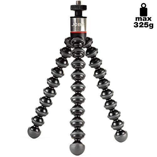 Joby JB01505-BWW GorillaPod 325 - Mini Trépied Polyvalent avec Rotule Ball Intégrée pour Appareils Compacts et 360