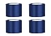 Produktbild SiDeSo® SATINBAND 100m x 50mm (4x25m Rolle) viele Farben Hochzeit Dekoband Geschenkband Schleifenband (dunkles blau)