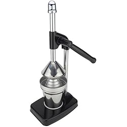 TheKitchenette 5040053 Presse Agrumes, Acier Inoxydable, Gris, 38 cm