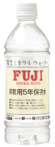 Preisvergleich Produktbild Fuji Mineralwasser Notfall 5 Jahre speichern Wasser (pet) 500mlX24 dieses