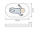 Julius Zöllner 1520070410 – Bollerwagenmatratze Dr. Lübbe Air Plus, 70 x 41 cm - 2