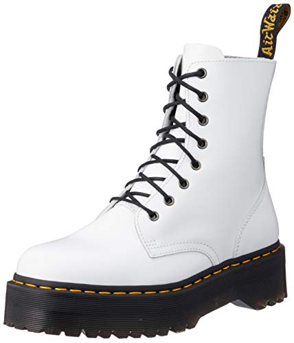 Dr. Martens Jadon, Scarpe da Arrampicata Unisex-Adulto, Bianco (White 15265100), 37 EU