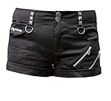 Normale Grösse LUCYFIRE fashion Lady Gothic Hotpants - M