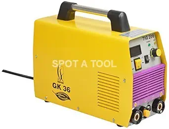 GK 36 & CO TIG Welding Machine with Standard Accessories, TIG 200 Ampere, Yellow