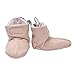 Lodger Cotton Quilt Baby Booties (0 - 3 Months, Nude)