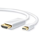 Designación de modelo: cable adaptador de Mini DisplayPort a HDMI incl. función de audio (transmisión acústica) | Conexión: 1 conector Mini DisplayPort, 1 conector HDMI (tipo A)