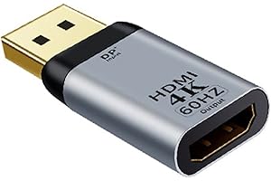 Xiwai DisplayPort DP fuente a HDMI fregadero pantallas 4K a 60hz Ultra HD convertidor adaptador para portátil HDTV