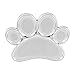 Mini Stainless Steel Nail Polish Color Mixing Palette Ring Finger Palette for Acrylic Colors DIY Nail Art Design Foot Shape