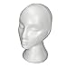 Mannequin head - SODIAL(R) 27.5 x 52cm Dummy / mannequin head Female Foam(Polystyrene) Exhibitor for cap, headphones, hair accessories and wigs Woman Mannequin Foam