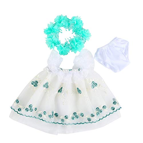 Preisvergleich Produktbild amerikanischer Mädchenpuppenrock mit zweiteiligem Grün, Malloom Puppe Baby Kleidung Anzug für 18 Zoll für American Girl Puppe Zubehör Mädchen Spielzeug