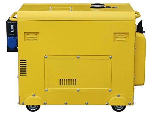 Rotek Diesel Stromerzeuger mit Notstart-Automatik GD4SS-1A-6000-EBZ-ATS (6,0 kVA / 5,0kW 230V 50Hz 1-phasig) - 6