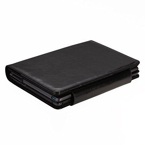 mCoque hohe Qualität PU Ledertasche für 10,1″ ASUS Transformer Book T100HA (einschließlich eines separaten Tastatur-Kasten) – Schwarz - 3