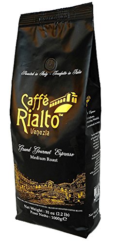 Caffè del Doge, Caffè Rialto Venezia Grand Gourmet Espresso, Medium Roast 1000 g ganze Bohnen