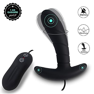 ZEMALIA Mini Vibromasseur Stimulateur Prostate Anal Périnée Plug Anal pour Homme ou Stimulation Vaginal