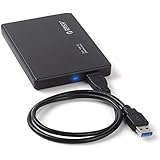 ORICO 2.5 Inch SATA to USB 3.0 Tool-free External Hard Drive Enclosure for 2.5" SATA III HDD and SSD with UASP Compatible for