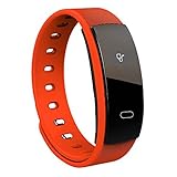 Activity Tracker, Armband Sport fitness Tracker, OLED Touch Screen IP67 Wasserdicht Pulsuhr Armbanduhr QS80