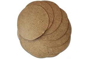 WormBox Set di 10 tappetini umidità in Canapa per Vermicompostaggio Ø 40 cm