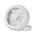 Produktbild Eastlion Tragbare Retro Mini-Kunststoff-Quiet USB / 4 * AA Batterie 2 in 1 Leichte Desktop-Lüfter Kühler für Laptop, Netbook, Computer-und MacBook, Weiss