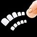 FACILLA® BeautyLife 500 White UV Gel Acrylic Fake False Toe Nail Art Tips [Misc.]