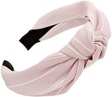 Xmiral Women Fashion plain Headband Twist Hairband Bow Knot Cross Tie Headwrap Hair Band Hoop