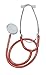 Produktbild Stethoskop rot ultraleicht - super Akustik fasching Karneval voll Funktionstüchtig