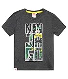 Kragenform: Rundhals LEGO Ninjago Jungen T-Shirt Grau 128