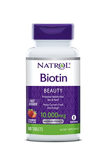 Natrol Biotin Fast Dissolve Strawberry 10000 Mcg, 60 Tablets RS.805.00