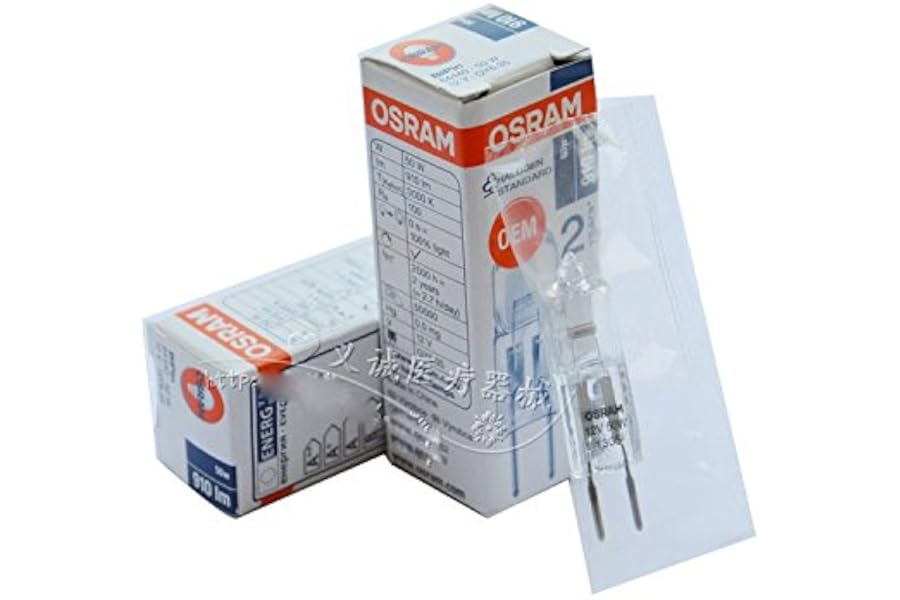 Earlylish 2pcs Oral Bulb Light Lamp for Dental Chair Unit New 12V50W Replacement