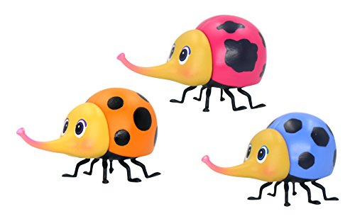 Monchhichi- Pack 3 Monchhibugs, Multicolor, 3,5 cm (Toy Partner 81501)