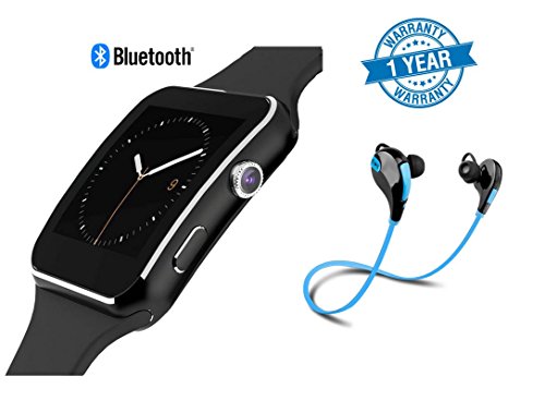 Twogood Advanced X6 Curved Touchscreen Bluetooth Smartwatch With