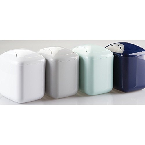 InterDesign 93641EU Una Abfalleimer, weiß - 4