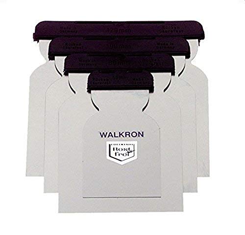 Rugoplast - Juego Espátulas de Carrocero Inoxidable, 4 medidas, Incluye 2 Juegos