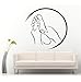 Produktbild Mrlwy Spa Massage Zeichen Aufkleber Vinyl Aufkleber Für Salon Relax Pamper Beauty Rest   Moderneraumdekoration Aufkleber 57X56 Cm