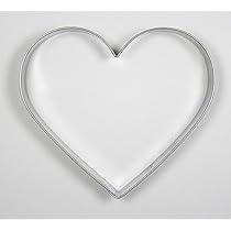 Stampini Per Biscotti A Cuore - Set Da 5 In Acciaio Inox Per Dolci E Terrine - Foto 5