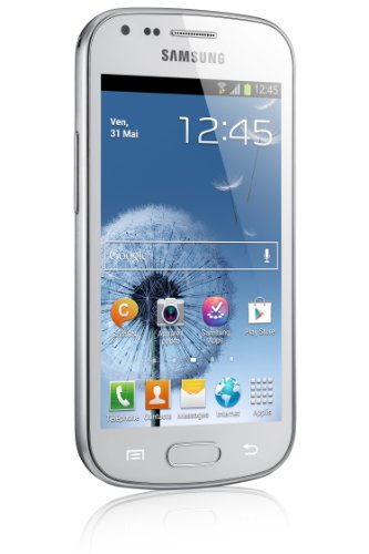Samsung Galaxy Trend GT-S7560 Smartphone Ecran tactile 4    10 2 cm  Android 4 0 4 Ice Cream Sandwich Bluetooth Wi-Fi Blanc