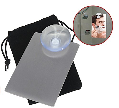 HomeOutdoor® Ultimate Travel Shaving / Make Up Mirror - Fog Free & Unbreakable - Shave Well in the Shower!