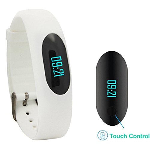 AsiaLONG Schrittzähler Armband Uhr Fitness Tracker Ohne Bluetooth mit Zeit, Dtum, Kalorienzähler, Schlafüberwachung, Entfernung, Geschwindigkeit Ohne APP Handy für Sport Outdoor