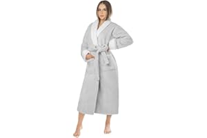 LEBENGOOD Bata Mujer Invierno - Albornoz Mujer Forro Polar, Batas de Casa Señora, Coralina, Acogedora, Microfibra OEKO-TEX®