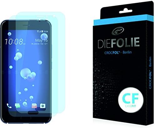 Crocfol Diefolie for HTC Spark – For use with Case [CaseFit] Pack of 2 Protective Films + 1x Liquid Glass Easy To Open, ultra-clear Anti Shock, completely cover Visible Screens (3Pack) Retail Packaging – Works Guaranteed/Scratch Protection/, Will Not Affect in Touch Tank or Glass or Real Glass or Protective Glass Film but not the film, Made in Germany [CaseFit]