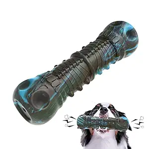 SYEENIFY Dog Chew Toys, Aggressive Chew Toys for Large/Medium Dogs, Dog Squeaky Toys, Non-Toxic Natural Rubber, Durable Dog Toys