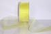 Produktbild Organza / Chiffon SCHLEIFENBAND 50m x 40mm Organzaband Geschenkband DEKOBAND Schnittorganza (gelb - 245)