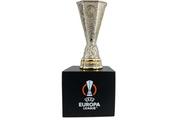 UEFA Official Trophée Réplique avec piédestal Unisexe Adulte, Métal 45 mm