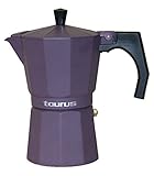 Taurus 984069000 Italica Elégance Cafetière 9 Tasses Lie de Vin