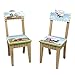 Fantasy Fields by Teamson Transportation Childrens Wooden Toddler Playtime Set of 2 Chairs 9946A2