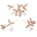 Generic Wedding Bridal Flower Hair Comb Hairpins Hair Accessories - coffee RS.335.00