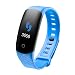 Produktbild Klicop Fitness Tracker Smart Band Armbanduhr Activity Tracker Wasserdichtes Bluetooth-Armband mit Herzfrequenzmesser Schrittzähler Smartwatch (Farbe : T2)
