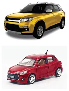 CENTY Alloy Suzuki Vitara Brezza And Drift Car, Pack Of 2, Red